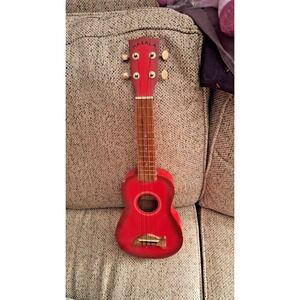 Makala Soprano Shark Series‎ Ukulele,  Red Model # MK-SD/RDBURST